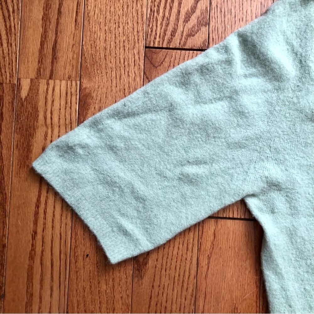 Bianco & Blue Made in Italy Wool Blend Pastel Green Sweater Women's Size M - Picture 5 of 8